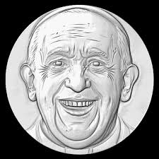 ✝️ POPE FRANCIS BAS RELIEF・ STL File for 3D printing and CNC machining