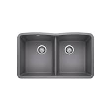 Eviers sous plan en inox avec 1 ou 2 bacs.les éviers 1 ou 2 cuves a poser sous plan des plus grandes marques sont aux meilleurs prix chez home inox. Evier De Cuisine Sous Plan Blanco Diamond Gris 32 25 Po 401662 Rona