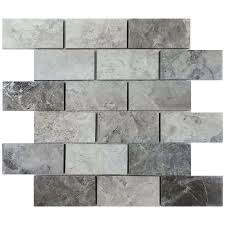 Rated 5 out of 5 stars. Gray Valensa Marble Subway Tile 2x4 Backsplash Tilemarkets