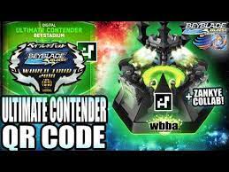 Qr Code Do Torneio Mundial Ultimate Contender Beystadium Zankye Collab Beyblade Burst App Qr Codes Youtube