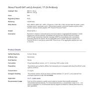 Alexa Fluor 647 anti-beta-Amyloid, 17-24 Antibody anti-beta ...