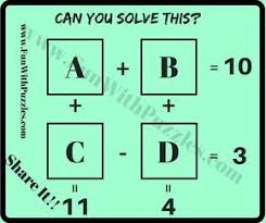 Easy Mathematical Puzzle Questions With Answers Math Puzzles Middle School Maths Puzzles Math Pictures