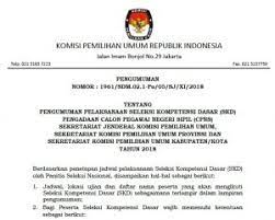Perubahan jadwal seleksi kompetensi dasar (skd) bagi … Pengumuman Pelaksanaan Skd Cpns Kpu Tahun 2018 Komisi Pemilihan Umum Provinsi Kalimantan Timur