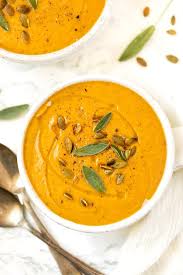 Creamy Roasted Pumpkin Soup Vegan Gluten Free Simply Quinoa Recipe Pumpkin Soup Vegan Pumpkin Soup Roast Pumpkin Soup