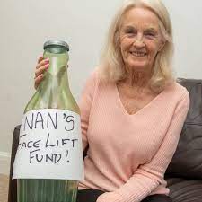 Use the words in the box to label the pictures. Great Granny 80 To Have First Facelift After Saving Up 10k In Giant Cola Bottle Daily Record