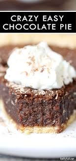 In a medium saucepan, whisk together sugar, cornstarch and salt. Easy Chocolate Pie