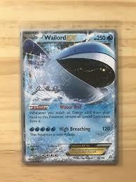 Team up card list, prices & collection management. Wailord Ex 38 160 Holo Rare Primal 2015 World Championships Pokemon Card Ebay