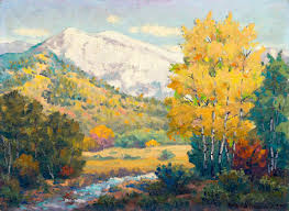 Snow Mountain Painting 23 For Sale On 1stdibs