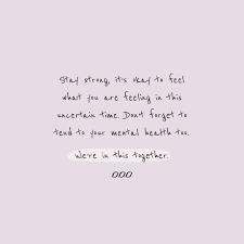 I had really believed in the relationship and it all crumbled suddenly, without any warning, for a reason which didn't make any sense. Everyone Is Just Trying To Get Through One Day At A Time Be Kind To Each Other And Remember We Re All In Feel Better Quotes Comfort Quotes Together Quotes