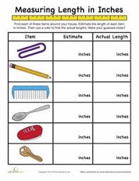 Measure In Inches Worksheet Education Com Measurement Worksheets Math Measurement 2nd Grade Math