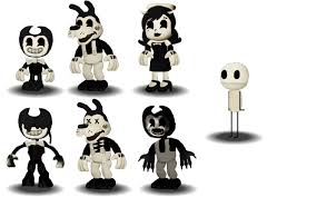 Ink bendy jumbo beanie plush (16 plush w/ drawstring bag) exclusive. Adventure Bendy And The Ink Machine Characters By Aidenmoonstudios On Deviantart