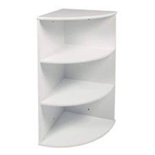 White Corner Bathroom Shelves Storage Unit Tiers Wall Mounted Shelf Cabinet Wood 829377399278 Ebay Bathroom Storage Shelves Shelves Bathroom Wall Cabinets White