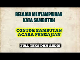 We did not find results for: Kata Sambutan Contoh Acara Pengajian Phbi Youtube