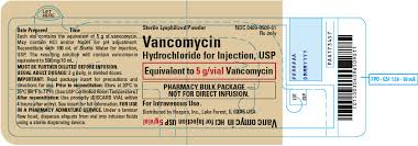 Vancomycin Hydrochloride For Injection, Usp