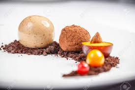 I had a spate of going dessert mad last year. Chocolate Ball Candy Fine Dining Dessert Stock Photo Picture And Royalty Free Image Image 87904496