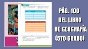 Me divierto y aprendo 5 bloque 2 14305857qv4j. Pag 100 Del Libro De Geografia Quinto Grado Youtube