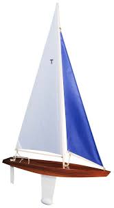 T18 Racing Sloop Finished 18 Inch Wooden Toy Sailboat That Really Sails Model Sailboat Wooden Ship Models Sailboat