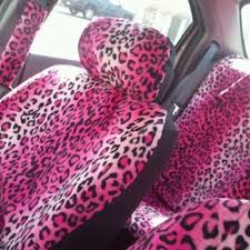 Pink Cheetah Seat Covers Girly Car Pink Cheetah Pink