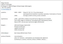 Fiche D Ecriture Ecrire Un Cv
