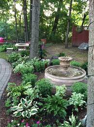 This Is One Of Many Favorite Sitting Spots In Our Backyard Sanctuary That My Husband And I Have Been Creating Backyard Sanctuary Garden Fountains Solar Fountain