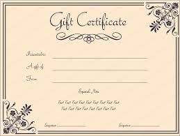 Free custom printable massage gift certificate templates. Download Gift Certificate Template Free Png Gif Base
