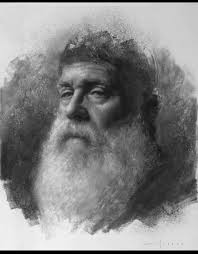 @antmorea 's progressions of 'John' Charcoal