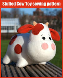 Another great free pattern from while she naps, casey the crab is a free stuffed animal pattern that's easy to make and has another easy tutorial to filling stuffed animals sew4home shares some great tips about choosing filling, tools for filling, and how to stuff pillows and stuffed animals for a perfect. Stuffed Cow Toy Sewing Pattern Sew Modern Kids