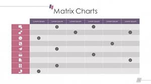 Matrix Chart Free Powerpoint Template