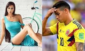 Meet the girlfriend of james rodriguez, who should be one of the best players in the world cup in russia james rodriguez, arguably the team's best player, was not able to start in today's contest. Rodriguez S Rumoured Russian Girlfriend Could Prove Welcome Distraction Daily Mail Online