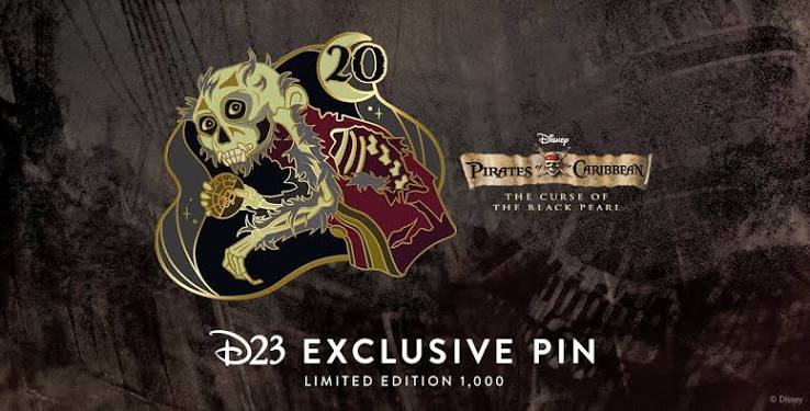 Caribbean Curses and Creepy Capuchins: D23 Pin Celebrates 20 Years of  Pirates of the Caribbean: Curse of the Black Pearl - D23