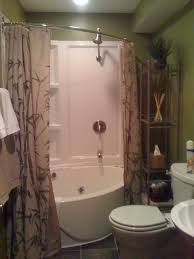 Corner Whirlpool Tub With Shower Curtain Google Search Corner Tub Shower Corner Bathtub Shower Tub Shower Combo