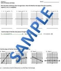 A person travels from newyork to washington at the rate of 45 miles per hour and comes backs to the newyork at the rate of 55 miles per hour. Rate Of Change Slope Worksheet Or Review By Acute Solutions Tpt