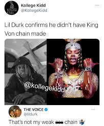 With tenor, maker of gif keyboard, add popular lil durk animated gifs to your conversations. Kollege Kidd Lildurk Confirms He Didn T Have Kingvon Chain Made Facebook
