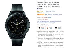 Deal Save 50 On Samsung Galaxy Watch Both 42 And 46mm Bluetooth Versions Now Starting At 279 Link Https Amzn To 2f7wv Samsung Galaxy Samsung Galaxy