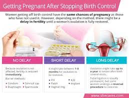 Chances Of Getting Pregnant After Getting Off Birth Control Shecares