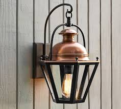 Not only do these outdoor lamps provide energy savings, they provide lighting and decorative details to a garden, a patio, a walkway or lap. Case Indoor Outdoor Sconce Pottery Barn