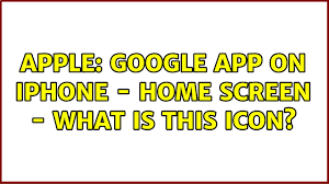 You can sync your email, contacts, calendars and notes to your iphone or ipad. Apple Google App On Iphone Home Screen What Is This Icon Youtube