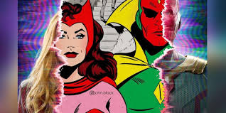 Wandavision Poster Gets Reimagined In Classic Marvel Comics Style