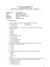 18 apr, 2021 5 comments. Kumpulan Soal Wan