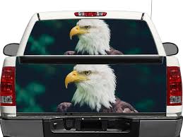 Thus the most it could pick up would be a one pound animal. American Bald Eagle Rear Window Or Tailgate Decal Sticker Pick Up Truck Suv Car