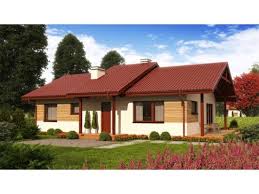 Proiectul de astazi este o casa mica cu terasa acoperita pentru o familie tanara care este in asteptarea primului copil. Casapost Ro