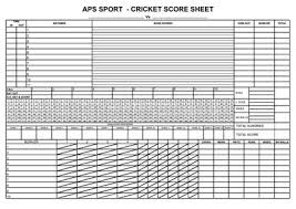 Download or preview 1 pages of pdf version of cricket score sheet (doc: Cricket Score Sheet Free Download Create Edit Fill And Print Wondershare Pdfelement