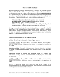 Key Terminology Related To The Scientific Method