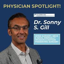 🔦 Physician Spotlight: Dr. Sonny S. Gill 🔦 We are excited to highlight  Dr. Sonny S. Gill, a renowned spine surgeon specializing in complex and  minimally invasive spine surgery of the neck
