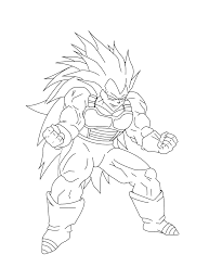 Gogeta super saiyan 3 para colorear. Goku Vs Majin Vegeta Desenho Novocom Top