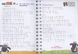 You'll never see me cry! Westlife If I Let You Go Not Angka Burr Cell Let It Be Wrl Cell