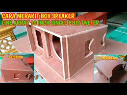 Skema box miniatur 12 inch subwofer model spl audio. Cara Membuat Box Speaker Line Array 10 Inch Youtube Speaker Desain Pengeras Suara