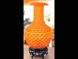 فازة شيك بخرز احجام مختلفه Beaded Vase Youtube