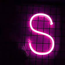Amazon Com Smilco Light Up Marquee Letter Neon Sign Pink 26 Alphabe Wall Decor Number With Usb And B Light Up Marquee Letters Neon Signs Wallpaper Iphone Neon