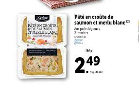 Offre Pate En Croute De Saumon Et Merlu Blanc Chez Lidl